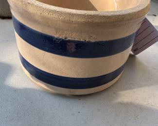 Roseville salt crock 