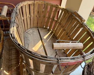 Large two handled basket