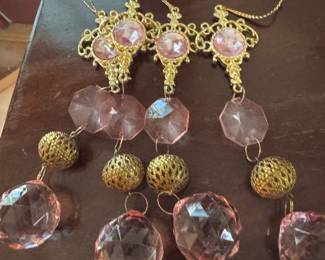more vintage crystal ornaments 