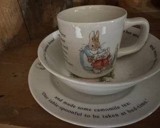 Bunnykins set by Wedgwood