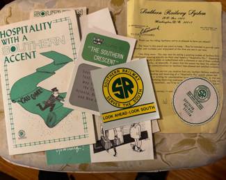 Southern Railroad memorabilia 