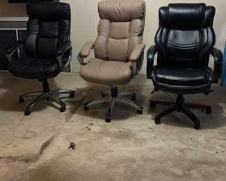 3 OFFICE CHAIRS