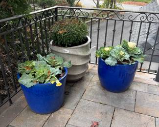 3 FLOWER POTS(HEAVY)