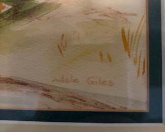 WATERCOLOR BY ADELE GILES