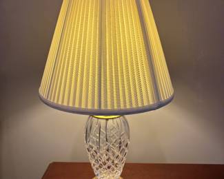 PAIR OF WATERFORD LAMPS