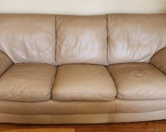 Natuzzi Leather Sofa 