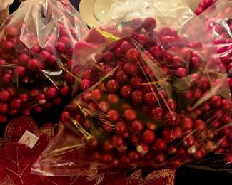 Bundles of berries