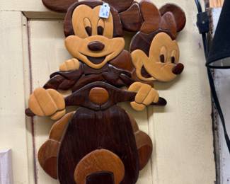 Mickey Mouse collectibles, there is a whole section of items for you to see. 