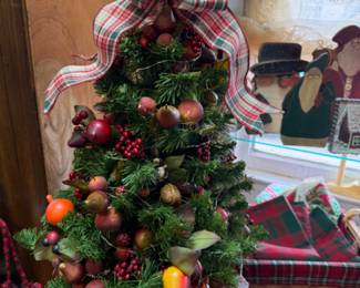 Small tree with fruit ornaments