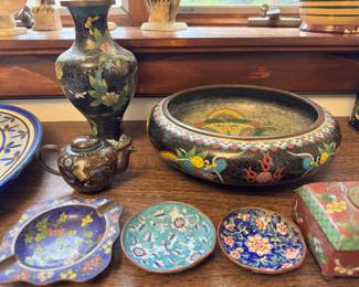 Cloisnier enamal bowls 