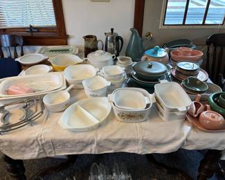 Corningware, Pyrex & Russell Wright dish set