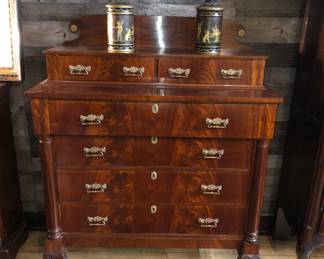 Beautiful original Empire chest of drawers