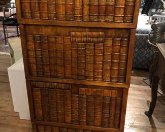 Faux books chest of drawers