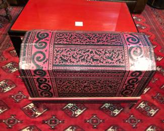 Mexican lacquer chest