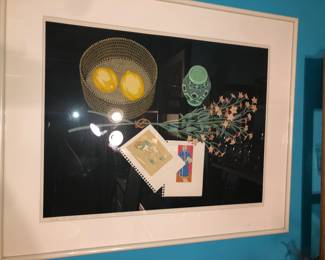 Painting by Phyllis Sloane, Cleveland. Homage to Picasso & Matisse