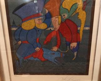 Mikhail Chamakin lithograph 