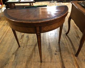 Interesting French table closed