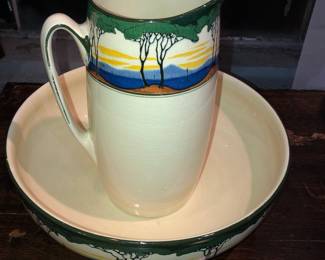 Royal Doulton Arts & Crafts pitcher & basin