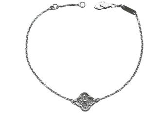 "This elegant 18K White Gold bracelet from Van Cleef & Arpels features a stunning diamond pavé motif inspired by the iconic Sweet Alhambra design. With a sleek finish and exquisite polish, this piece radiates sophistication and luxury. Weighing 2.27 grams and measuring 17.5 cm (6.90 inches) in length, it comes in excellent condition, showcasing no visible signs of wear. The bracelet is an exquisite addition to any fine jewelry collection, perfect for both formal occasions and everyday wear.

Victorins Auctions will coordinate all domestic and international shipping. Please allow approximately 10–15 business days for processing. Certain items may require additional handling time depending on their location, origin, or special packaging requirements. By registering for or placing a bid in a Victorins auction, you confirm that you have reviewed, understood, and agreed to our Shipping, Payment, and Auction Policies."
