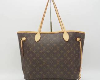 "The Louis Vuitton Neverfull MM in Monogram is a quintessential luxury handbag that combines style and functionality. Crafted from premium coated canvas with the iconic LV monogram, this tote is perfect for everyday use. Its spacious interior and versatile design make it ideal for work or leisure. The neverfull features durable leather trim and dual shoulder straps for comfort. A timeless addition to any wardrobe, this bag represents the elegance and craftsmanship of Louis Vuitton.

Victorins Auctions will coordinate all domestic and international shipping. Please allow approximately 10–15 business days for processing. Certain items may require additional handling time depending on their location, origin, or special packaging requirements. By registering for or placing a bid in a Victorins auction, you confirm that you have reviewed, understood, and agreed to our Shipping, Payment, and Auction Policies."
