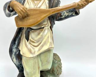 Vintage Chinese Shiwan Mudman Porcelain Figurine, Numbered
Lot #: 54