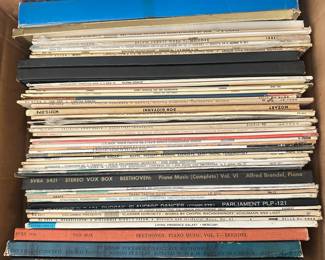 Over 60 Vinyl Records, Mostly Classical Including Several Box Sets
Lot #: 41