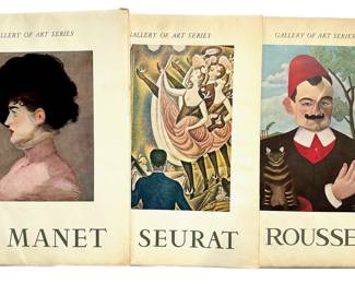 3 Gallery Of Arts Books Of Lithographs Prints: Manet, Seurat & Rousseau (30 Prints)
Lot #: 61