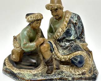 Vintage Chinese Shiwan Mudman Cultural Revolution Porcelain Figurine, Numbered
Lot #: 53