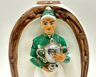 Vintage Swarnk At The Post Horse Racing Whisky Liquor Decanter With Jockey
Lot #: 46
