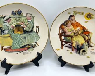 2 New Vintage 1973 Normal Rockwell Collectors Plates By Gorham
Lot #: 79