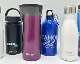 6 New Water Bottles: Contigo, Swell, Jonah The Whale & More
Lot #: 130