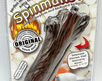 New In Box Marky Sparky Spinmallow Rotating Campfire Marshmallow Stick
Lot #: 133
