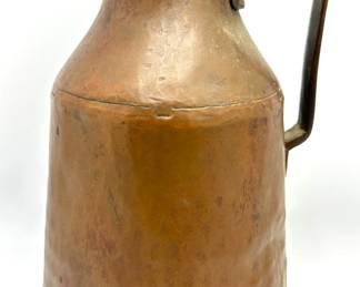 Vintage Sarna India Extra Large Hand Made Copper Jug
Lot #: 75