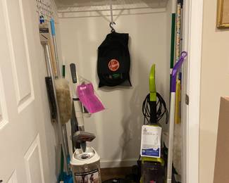 Vacuums and floor scrubbers…..even a robot vacuum