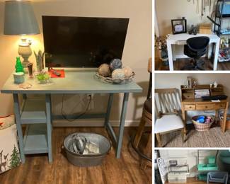 Several small size desks available.  Great for home office or craft room.