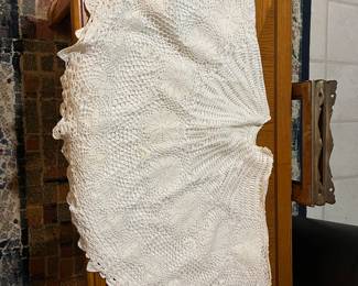 Hand Crocheted Christmas Tree Skirt 