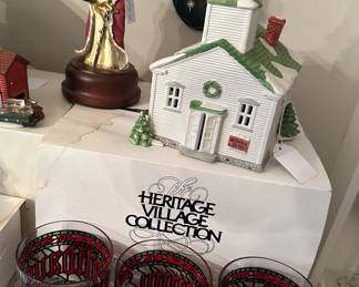 Dept 54 and Vintage Christmas Glassware