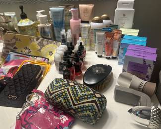 Bath & Body Wall Flower Refills, & lotions, etc and other toiletries (hall bathroom)