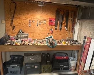 Lots of tools (basement)