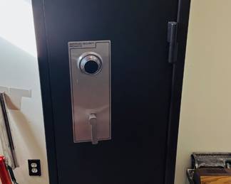 Gun Safe and The Gun Club by Stetson Hat (safe downstairs & hat - master bedroom)