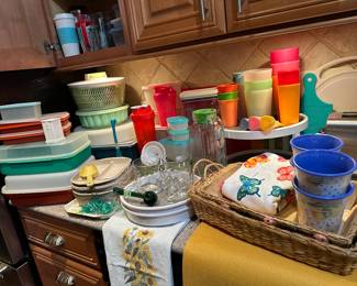 Lots of Tupperware
