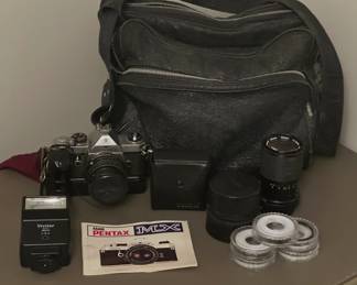 Camera Lenses, Filters, Pentax Camera 