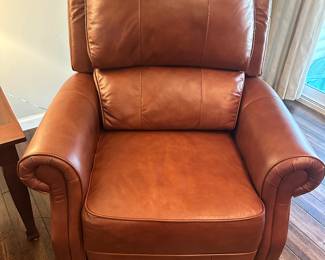 Lazy Boy Leather Pushback Recliner 