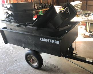 Leaf Collector is included in the sale of the tractor. Available for pre sale on FB Marketplace.