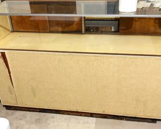 ANTIQUE GLASS DISPLAY CASES