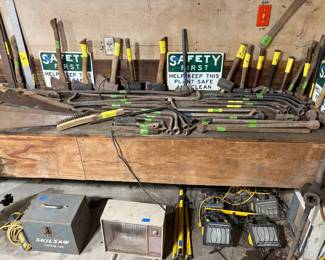 LUG WRENCHES, HACHETS, HAMMERS, SAWS AND MORE.