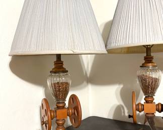 MATCHING COFFEE BEAN LAMPS