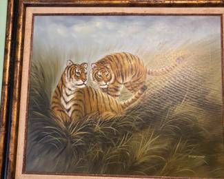 nice signed oil painting