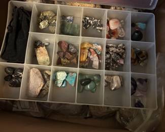 Rock Collection with Quartz, Amethyst, Turquoise 