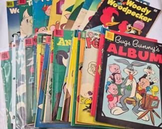 56 1950sComicsDellDCHarveyLooneyTunesBeetleBaileyMore